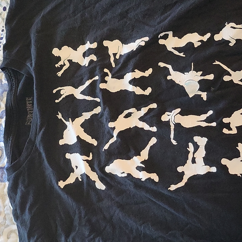 Black T-shirt large fortnite